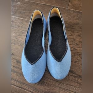 Rothy's Ice Blue Merino Flats
